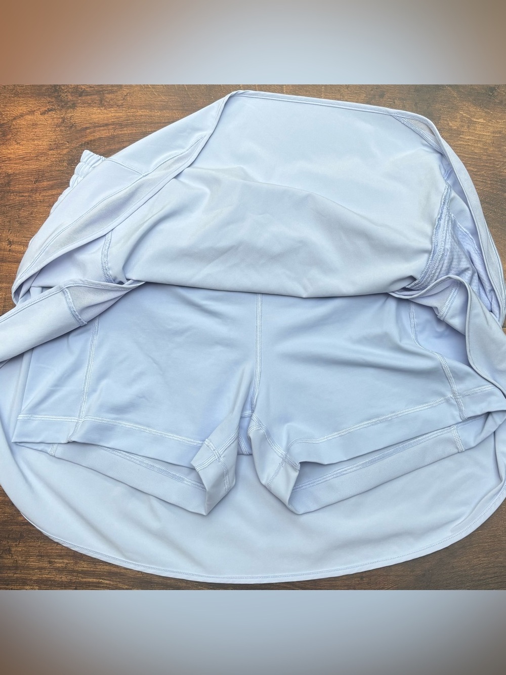 Lululemon Hotty Hot High Rise Skirt Skort In Pastel Blue Size 14 - Picture 3 of 9
